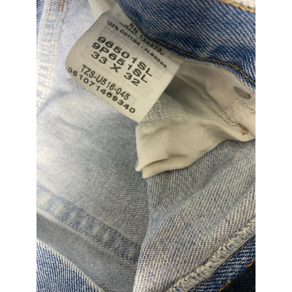 Vintage Wrangler Mens Relaxed Fit Light Wash Denim Jeans 33x32‎ USA Cotton jenas